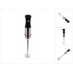 ProfiCook PC-SM 1094 Hand Blender - Stainless Steel/Black | Powerful, Versatile & Stylish Kitchen Essential